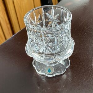 Elegant Crystal Candle Holder